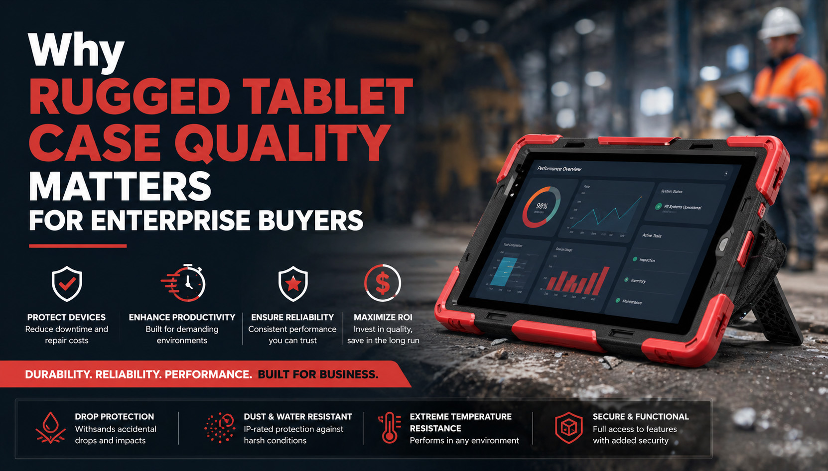 Why Rugged Tablet Case Quality Matters for Enterprise Buyers