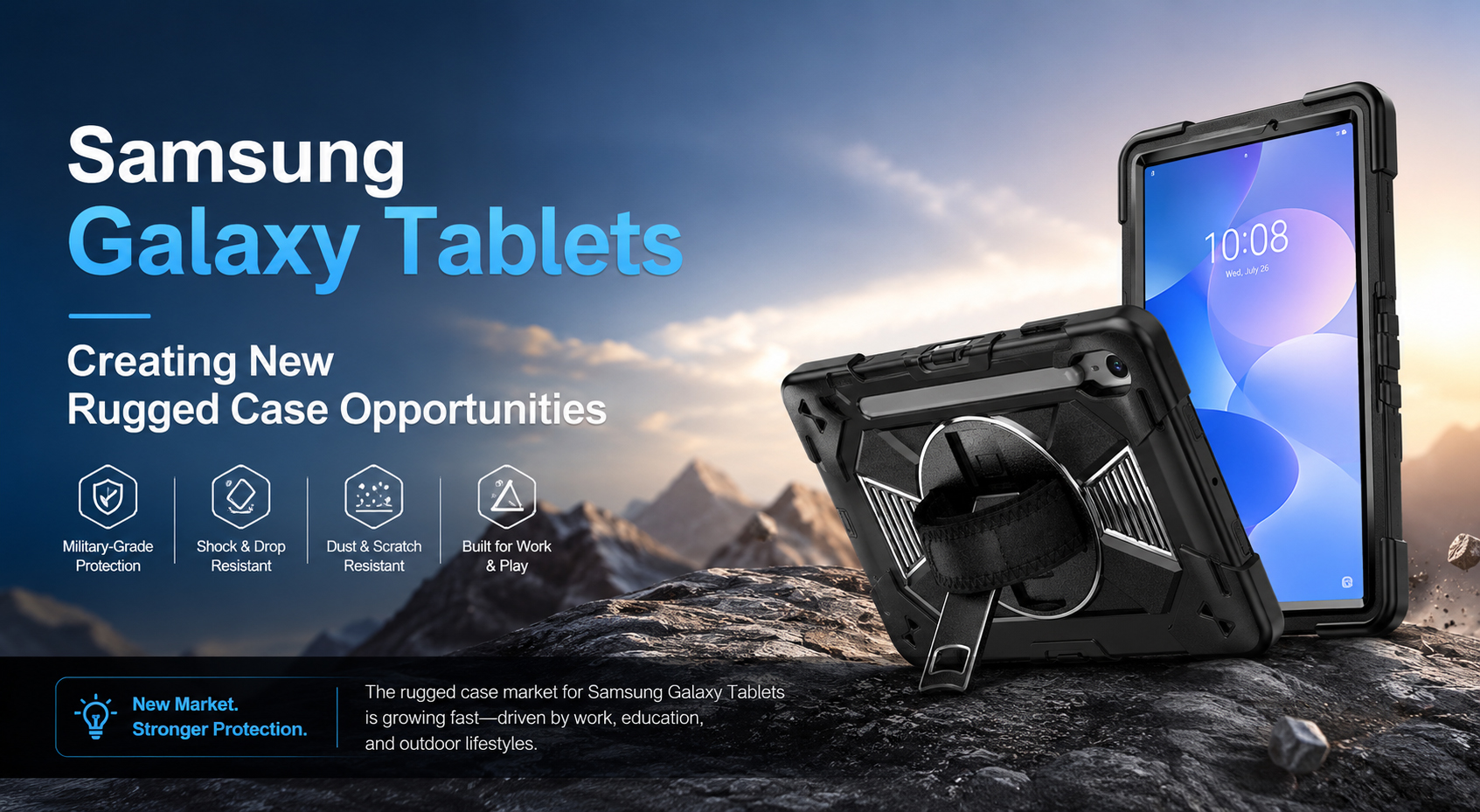 Samsung Galaxy Tablets Creating New Rugged Case Opportunities