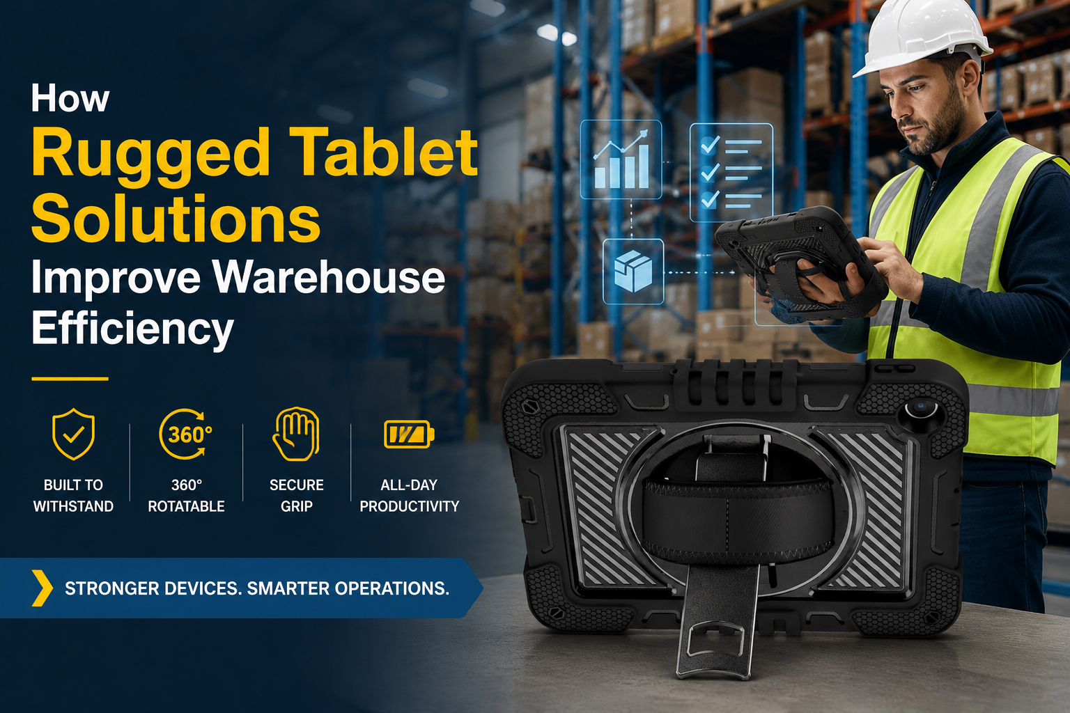 How Rugged Tablet Solutions Improve Warehouse Efficiency