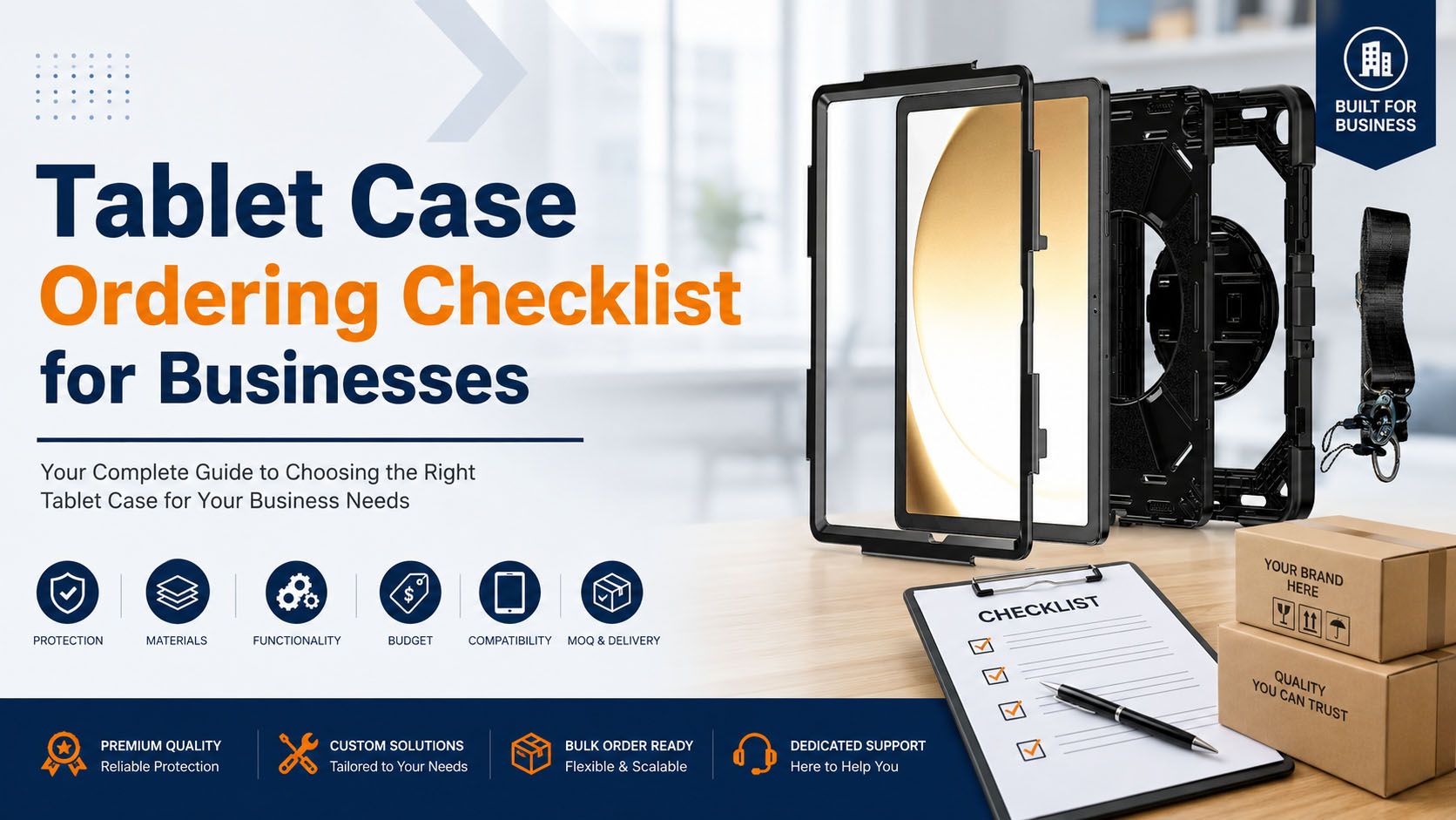 Tablet Case Ordering Checklist for Businesses