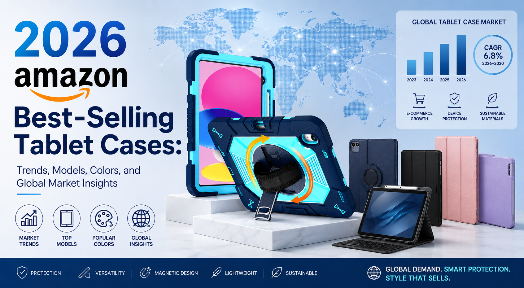 2026 Amazon Best-Selling Tablet Cases: Styles, Colors, Models, and Market Analysis