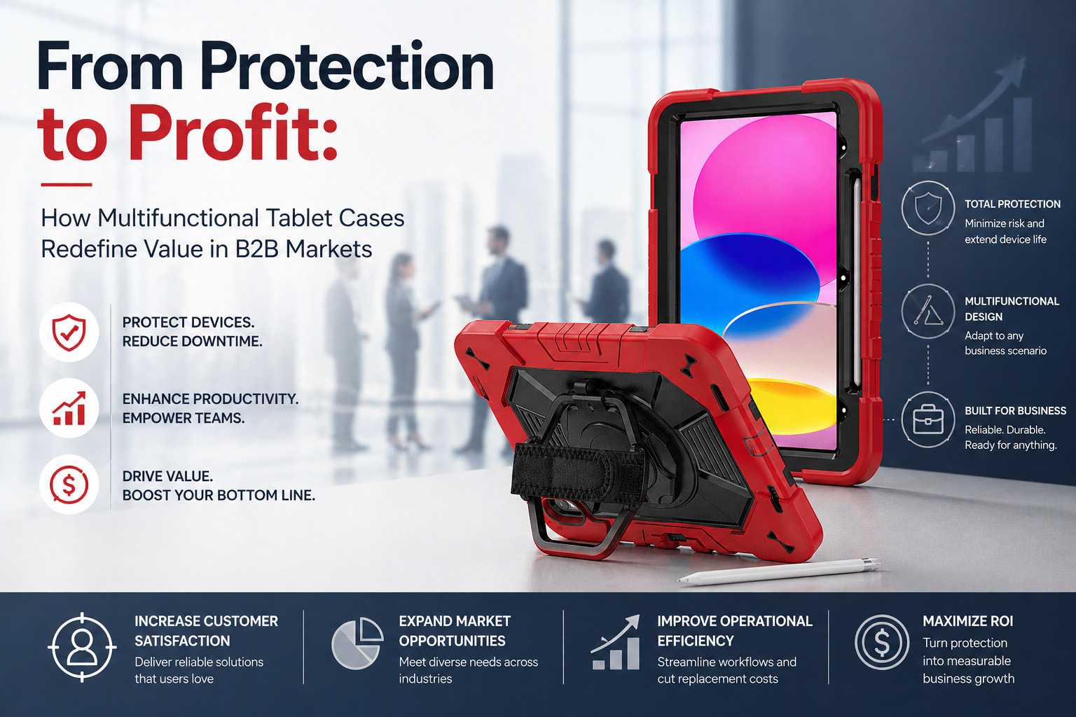 From Protection to Profit: How Multifunctional Tablet Cases Redefine Value in B2B Markets