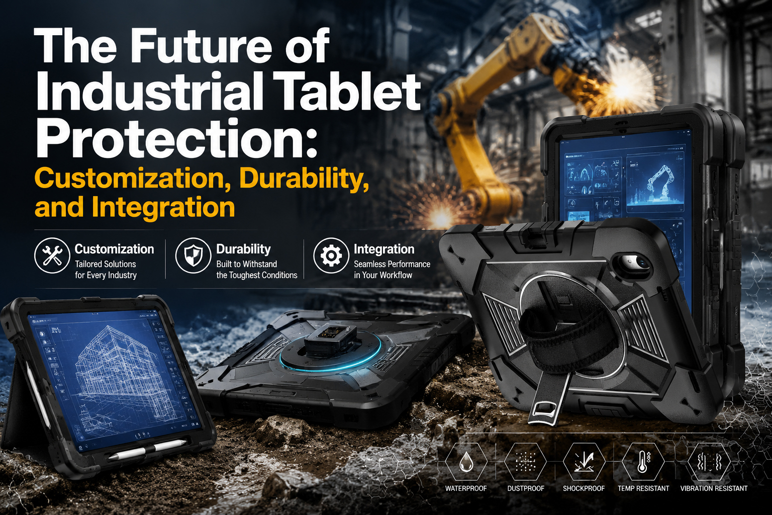 The Future of Industrial Tablet Protection Customization Durability and Integration
