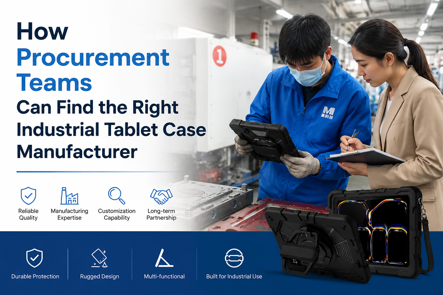 How Procurement Teams Can Find the Right Industrial Tablet Case Manufacturer