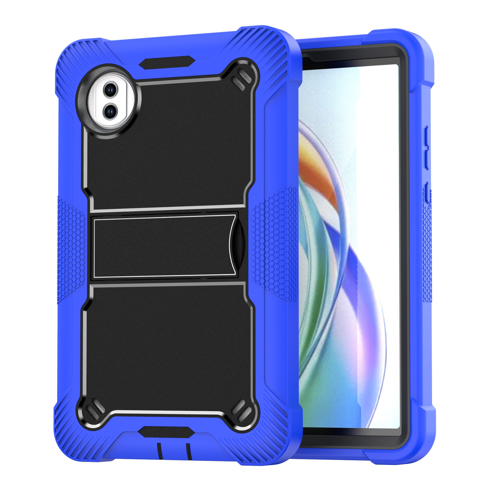 TOZIZO Dark Blue Industrial Case for Honor Pad X7 | Multi-Angle Landscape Stand Cover for Bulk Supply