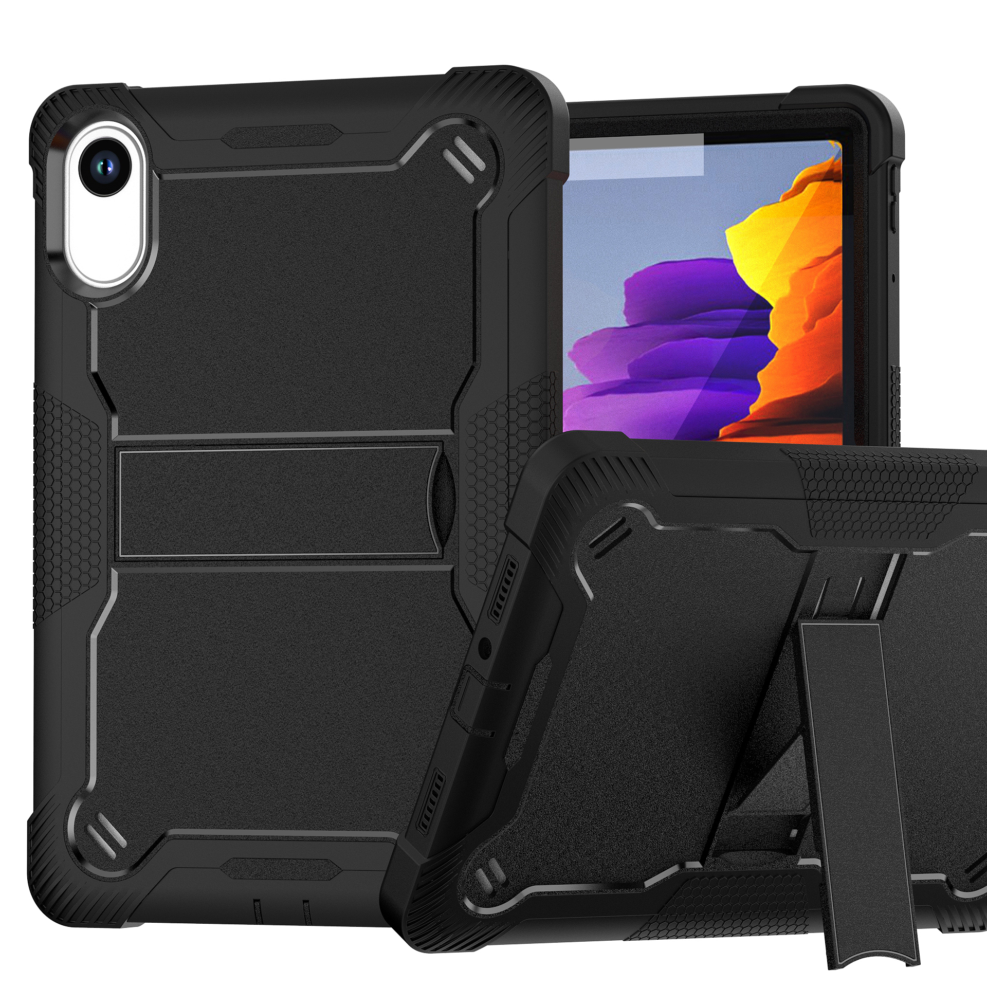 TOZIZO For Children Education Super Durable Slim Rugged Protective Kickstand Tablet Cover for Redmi Pad 2 / Redmi Pad 2 4G