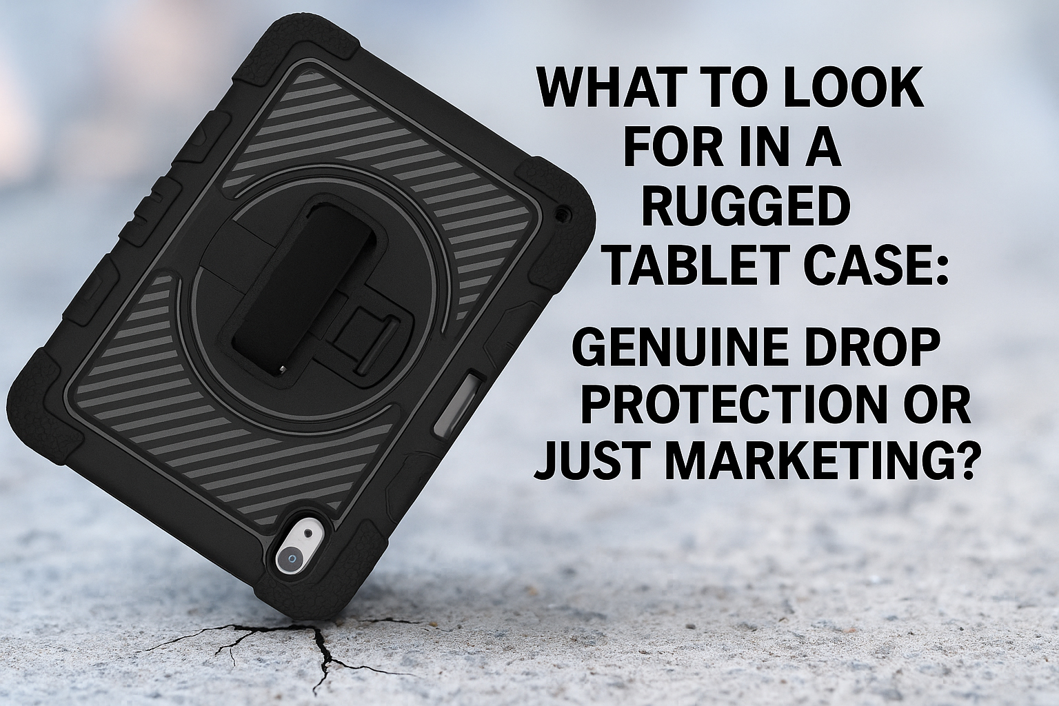 What to Look for in a Rugged Tablet Case: Genuine Drop Protection or Just Marketing?