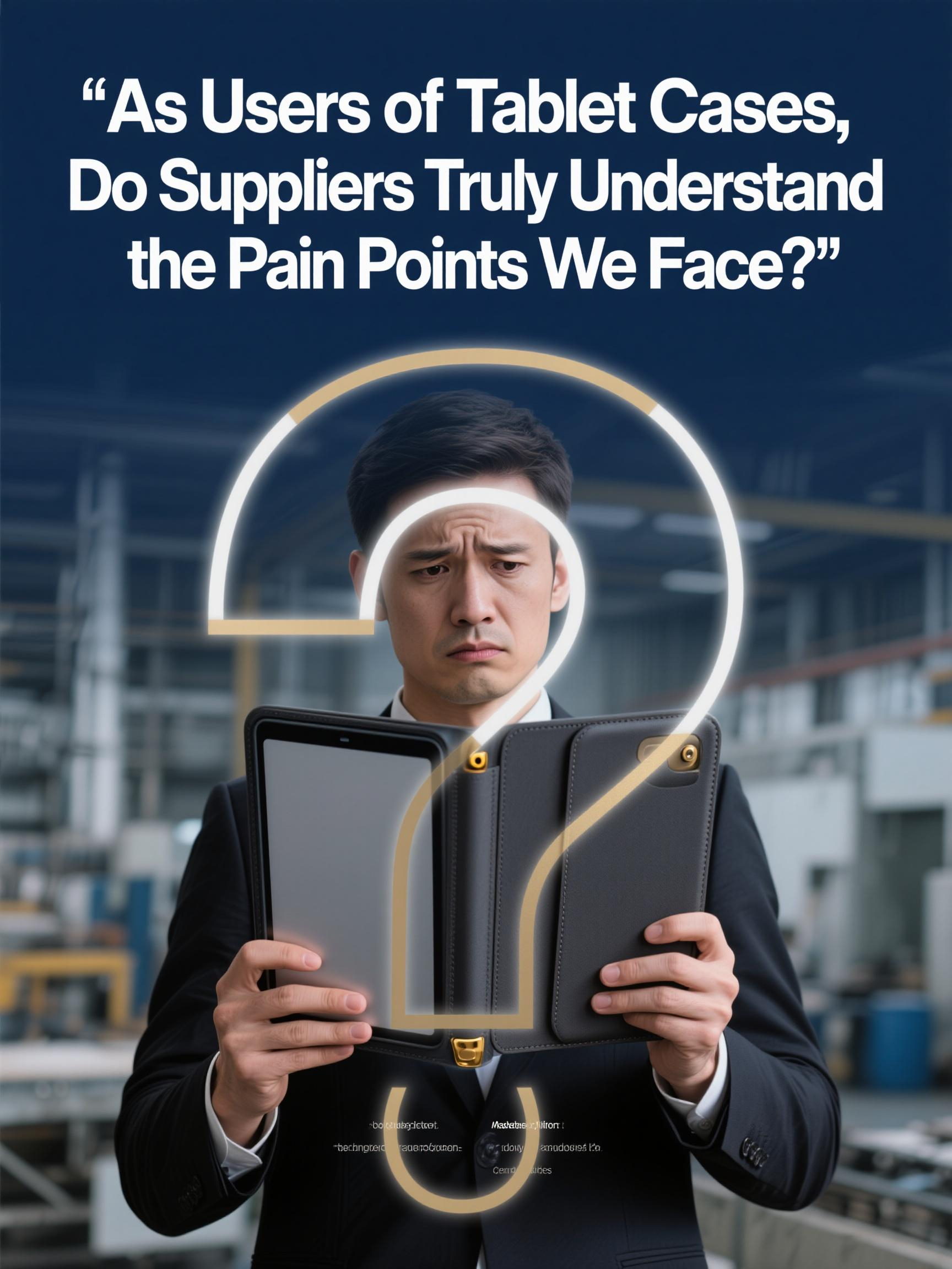 As Users of Tablet Cases, Do Suppliers Truly Understand the Pain Points We Face?