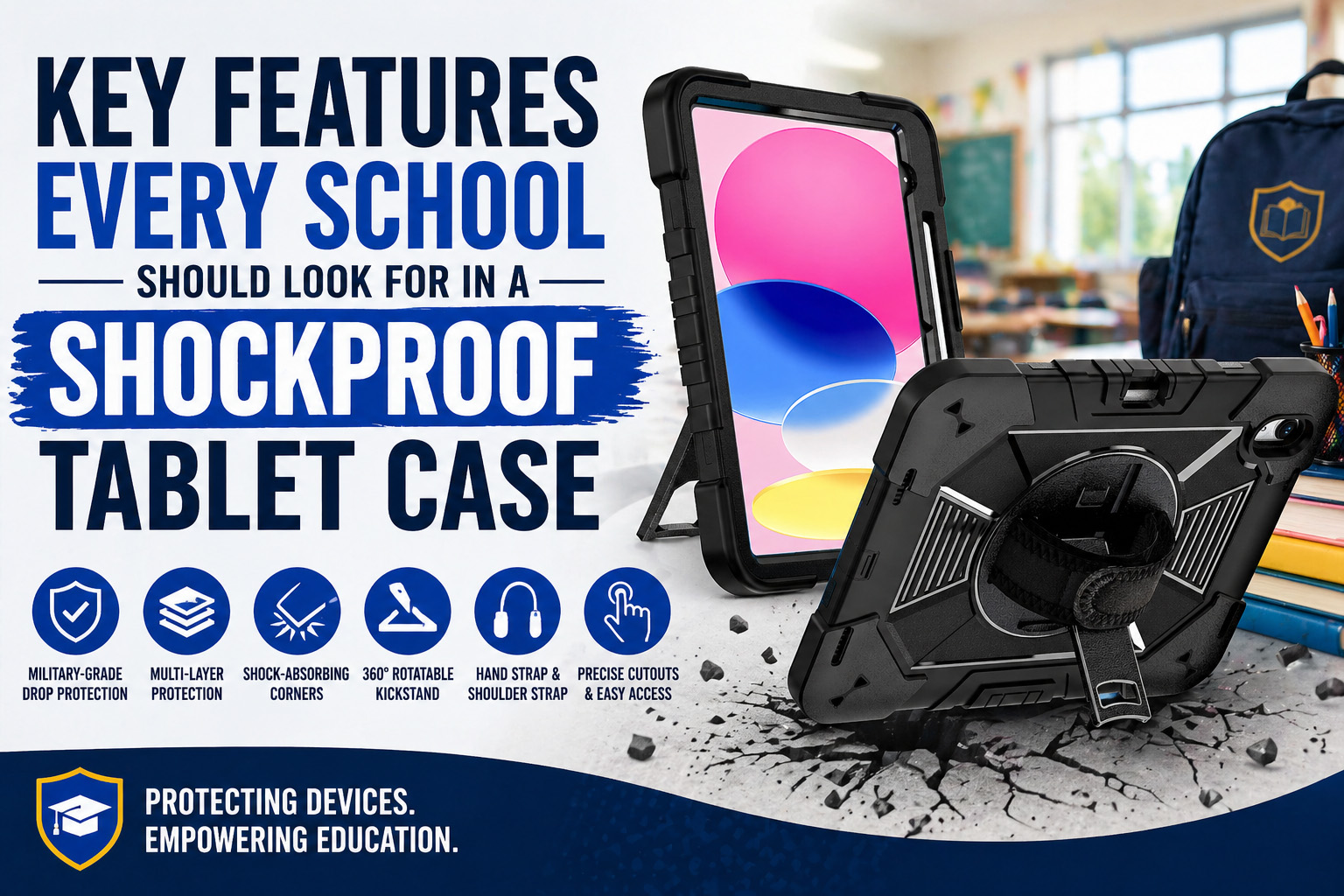Key Features Every School Should Look for in a Shockproof Tablet Case