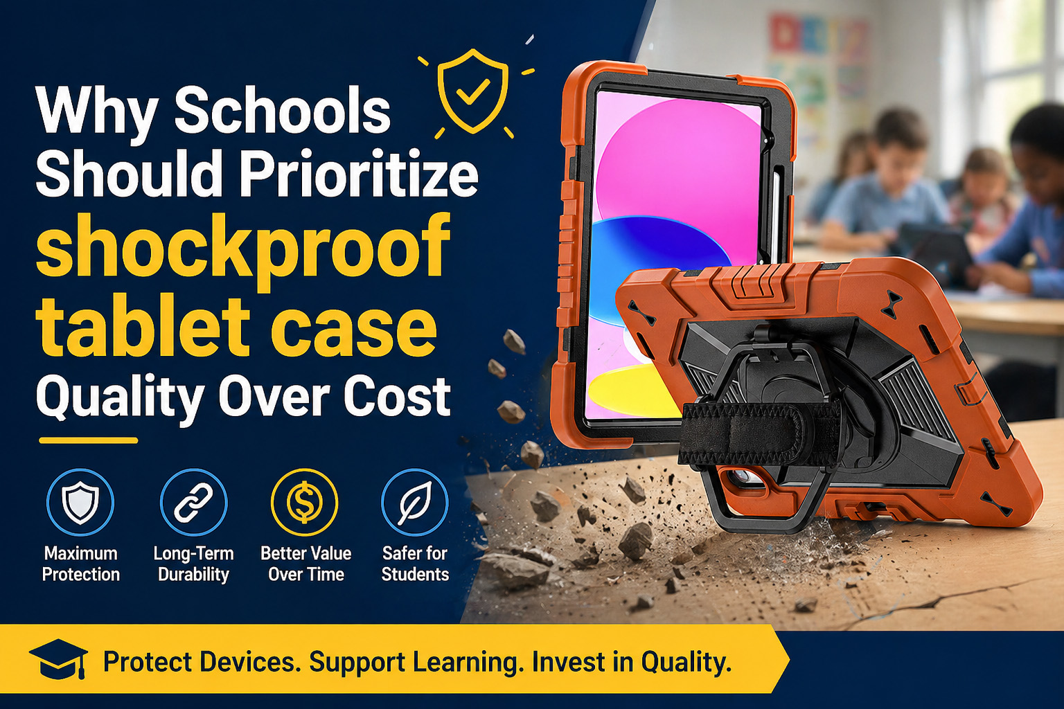 Why Schools Should Prioritize Shockproof Tablet Case Quality Over Cost
