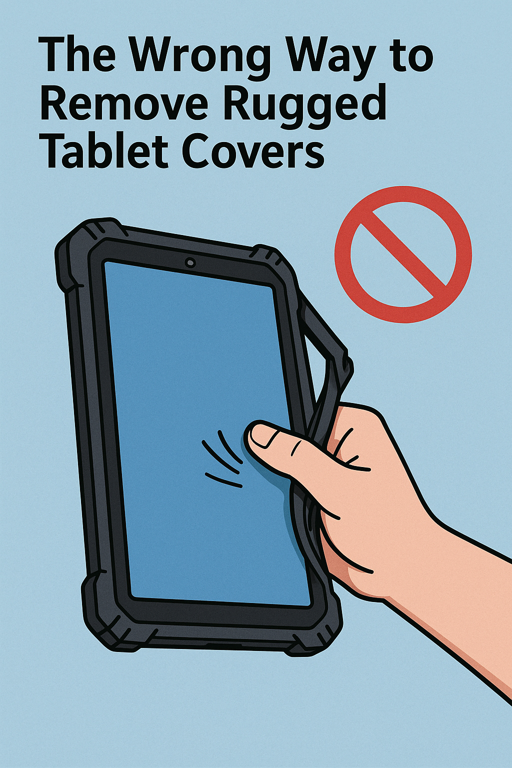 The Wrong Way to Remove Rugged Tablet Covers