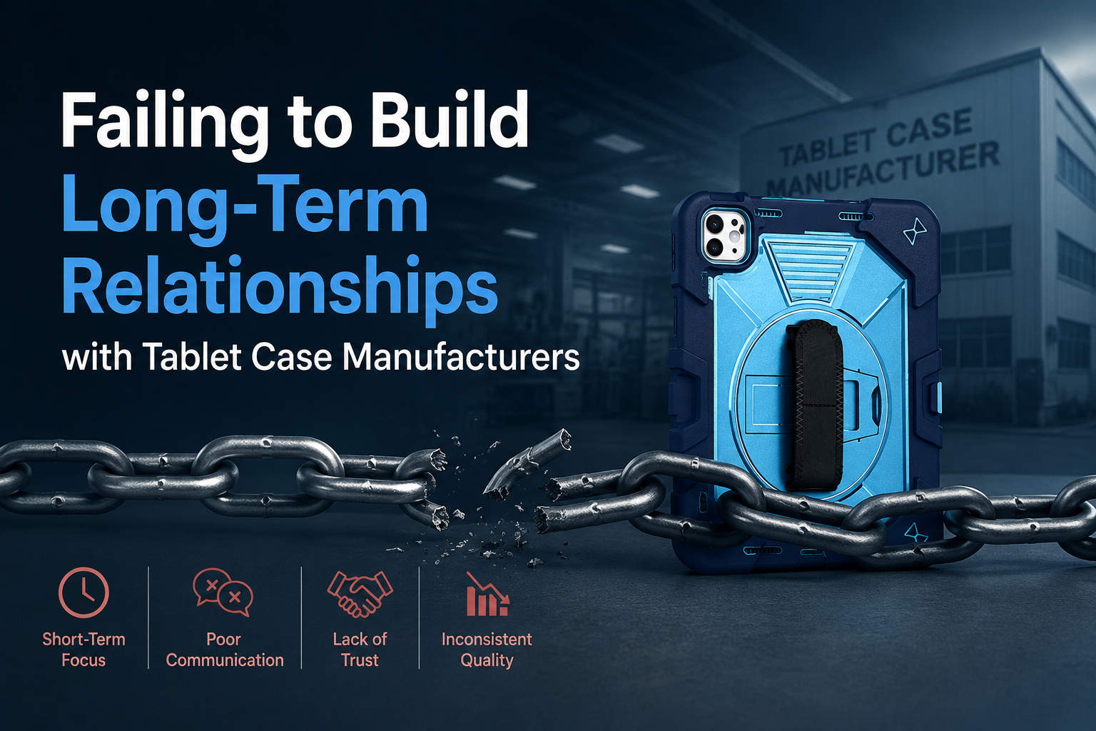 Mistake #5 Failing to Build Long-Term Relationships with Tablet Case Manufacturers