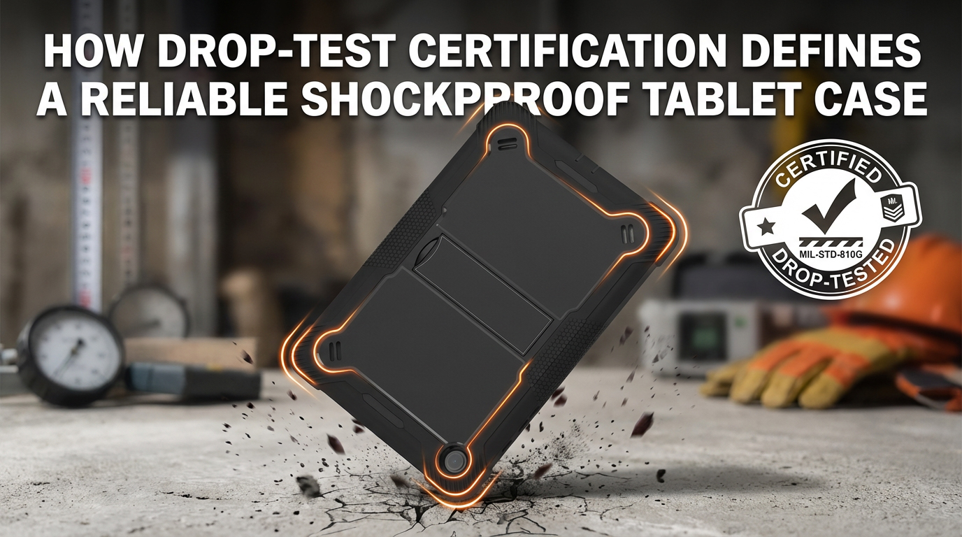 How Drop-Test Certification Defines a Reliable Shockproof Tablet Case
