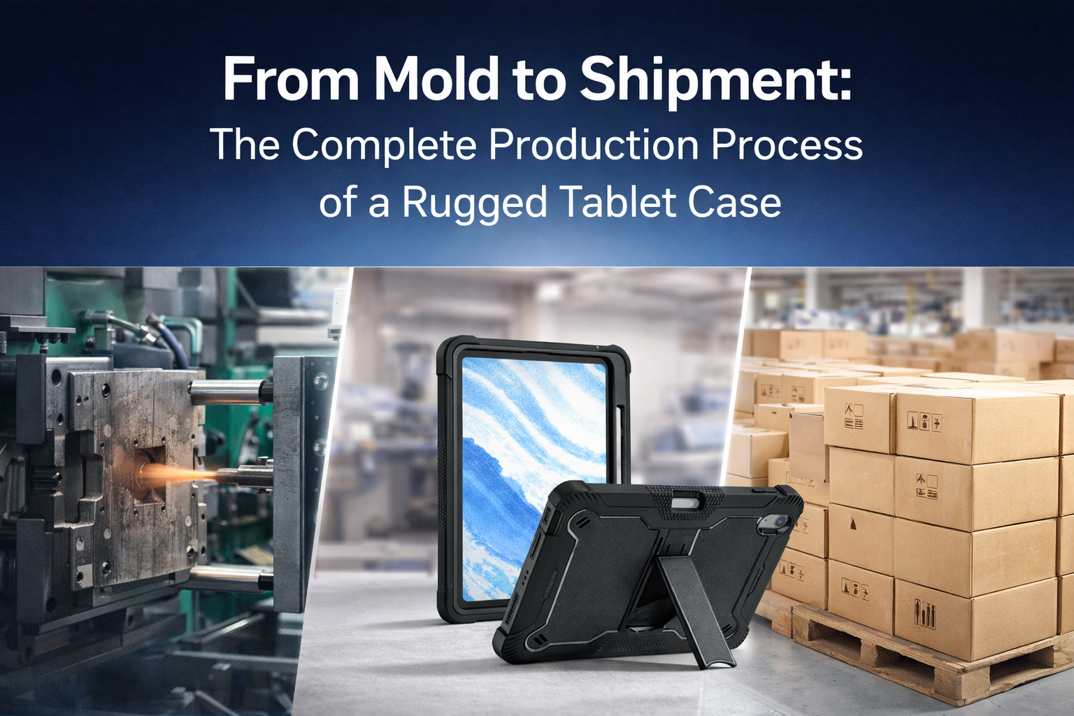 From Mold to Shipment: Rugged Tablet Case Production Process