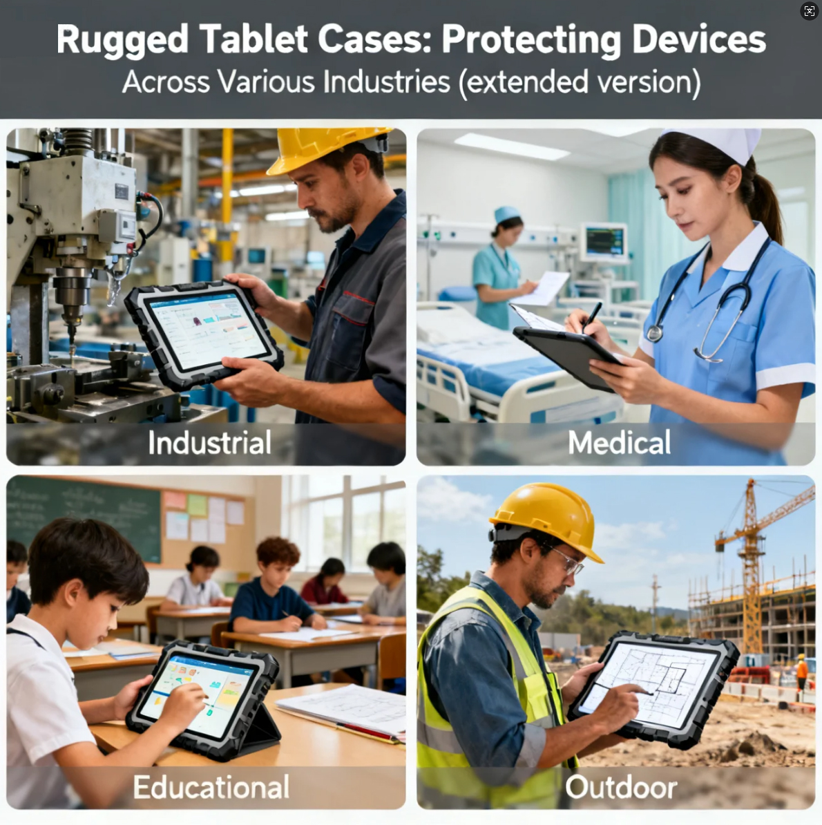 Rugged Tablet Cases: Protecting Devices Across Various Industries (Extended Version)