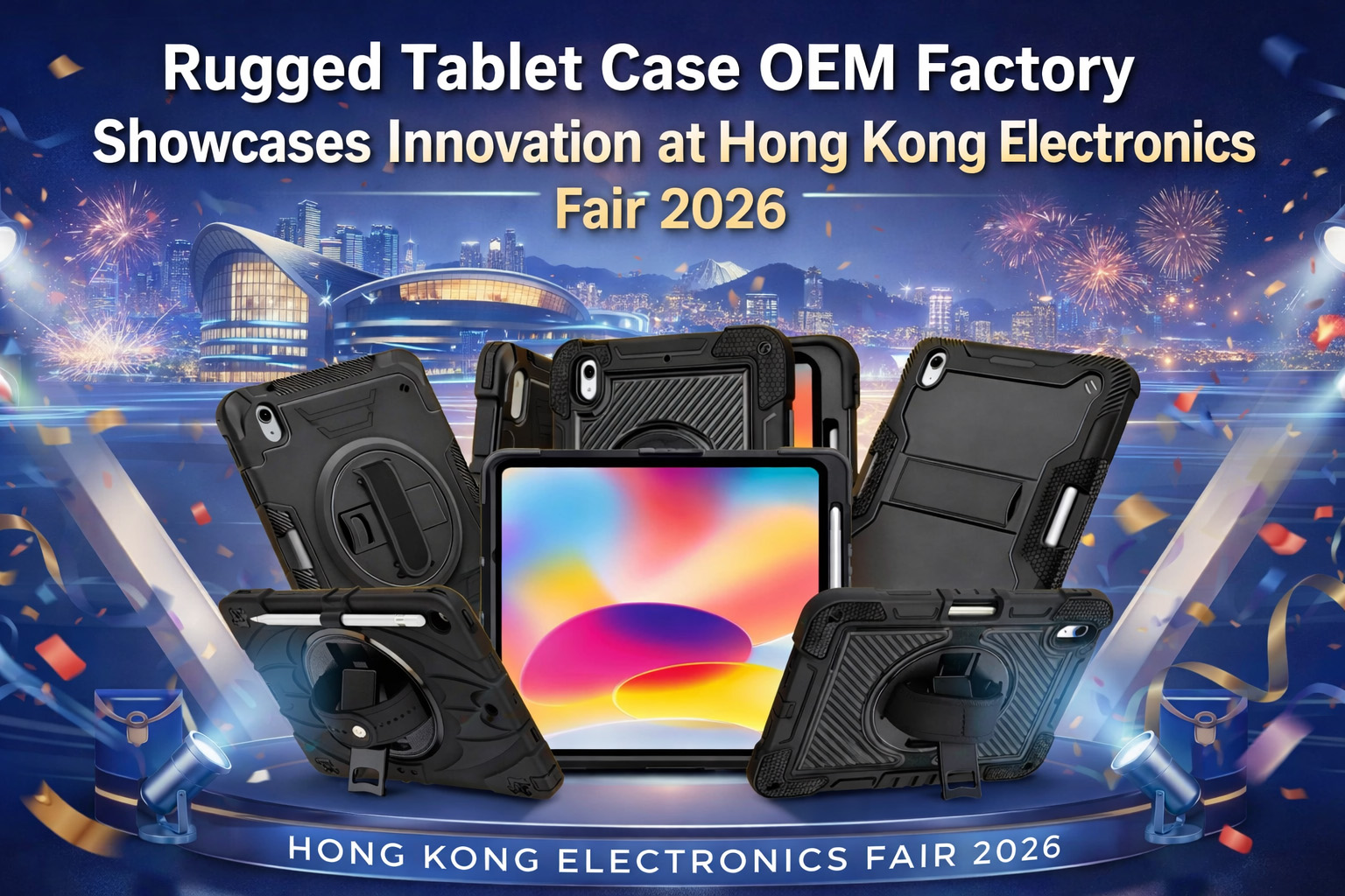 Rugged Tablet Case OEM Factory Showcases Innovation at Hong Kong Electronics Fair 2026