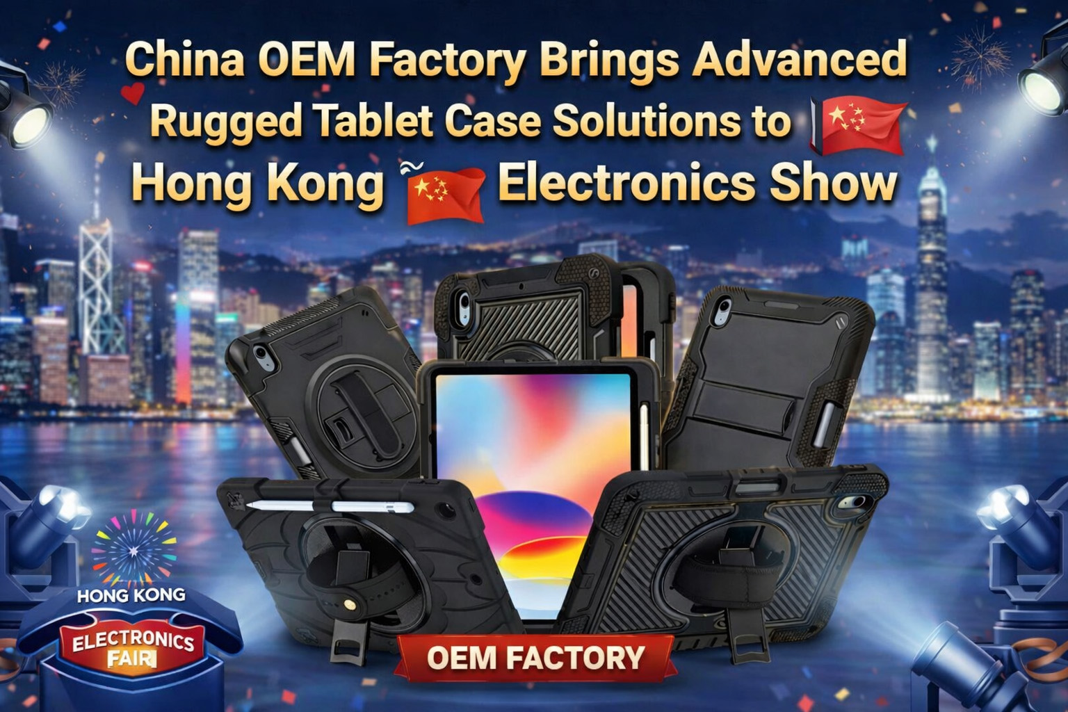 China OEM Factory Brings Rugged Tablet Case Solutions