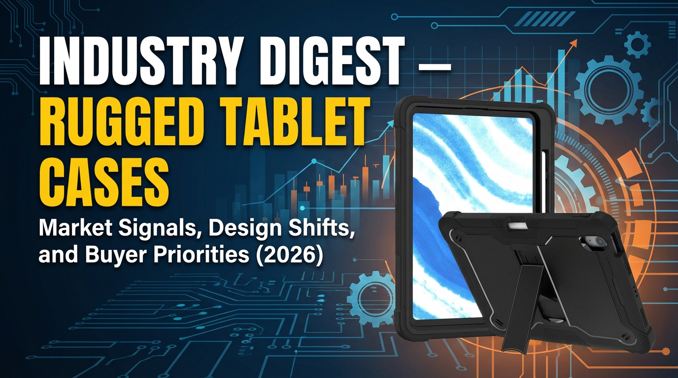 INDUSTRY DIGEST – RUGGED TABLET CASES: Market Signals, Design Shifts, and Buyer Priorities (2026)