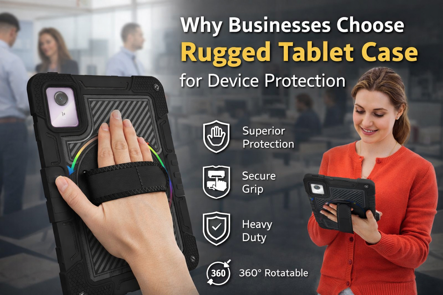 Why Businesses Choose Rugged Tablet Case Solutions
