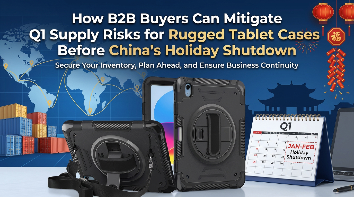 How B2B Buyers Can Mitigate Q1 Supply Risks for Rugged Tablet Cases Before China’s Holiday Shutdown