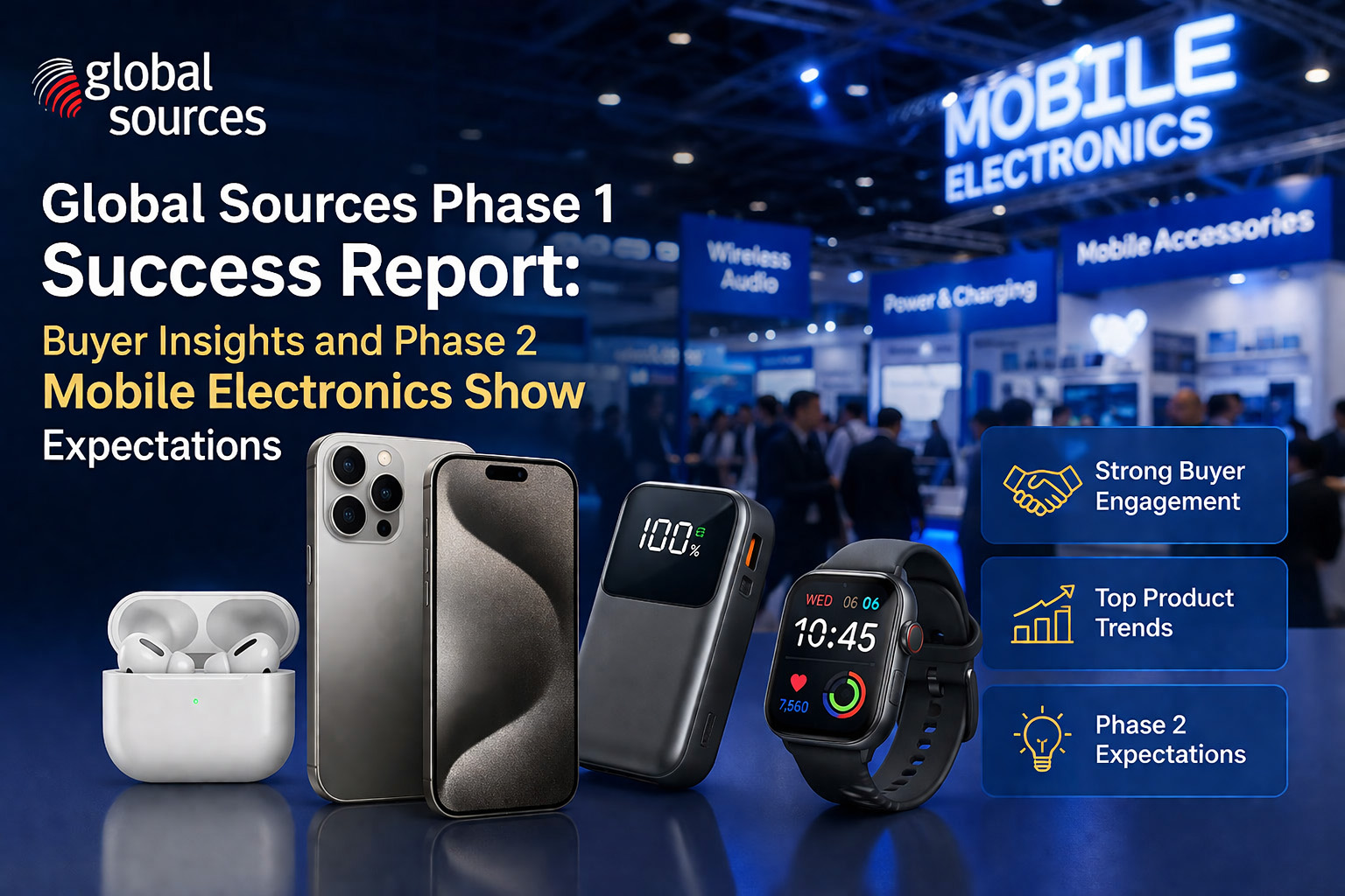 Global Sources Phase 1 Success Report: Buyer Insights and Phase 2 Mobile Electronics Show Expectations