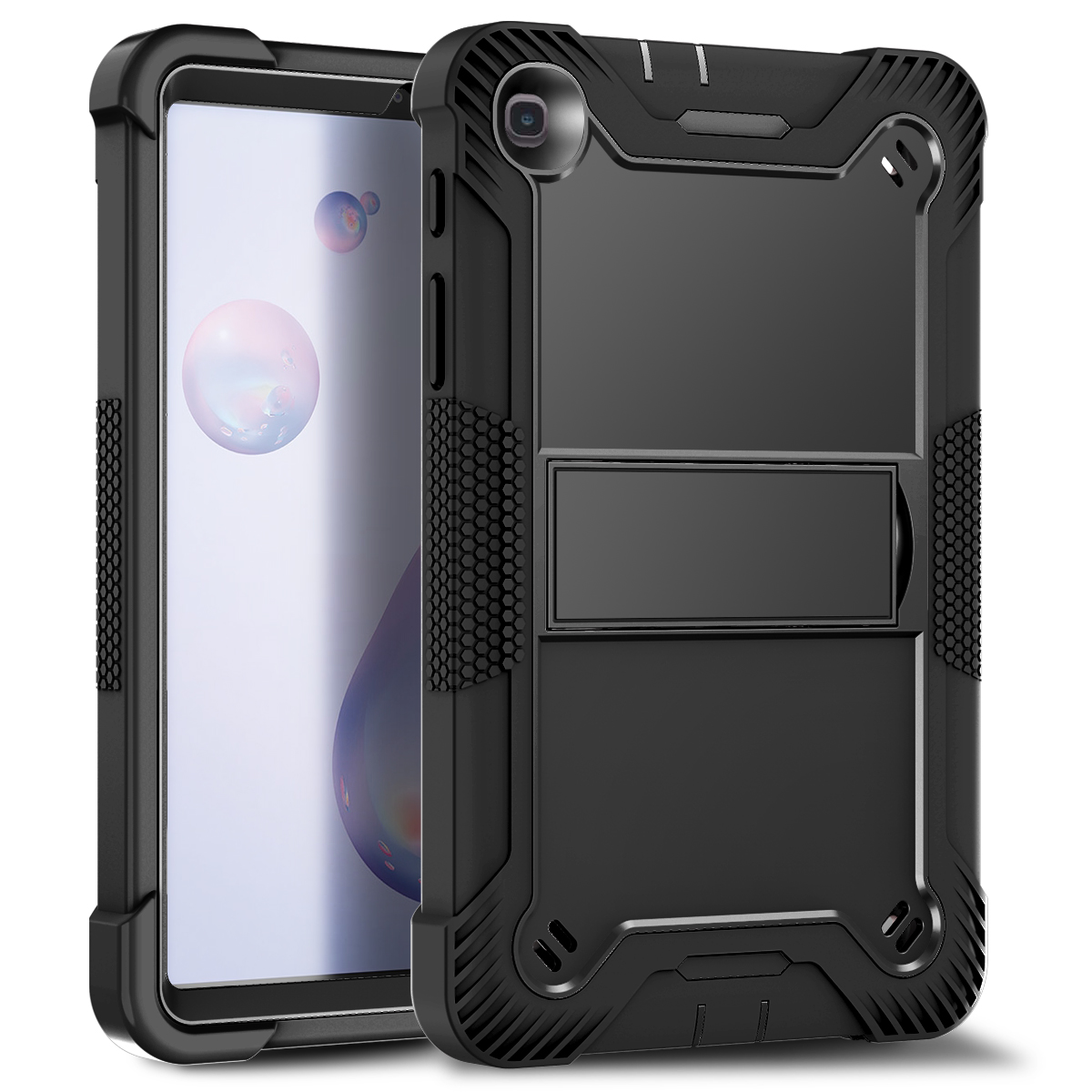 TOZIZO Samsung Galaxy Tab A 8.4 Built-in Kickstand Rugged Tablet Case – Anti-Slip Shockproof Tablet Cover