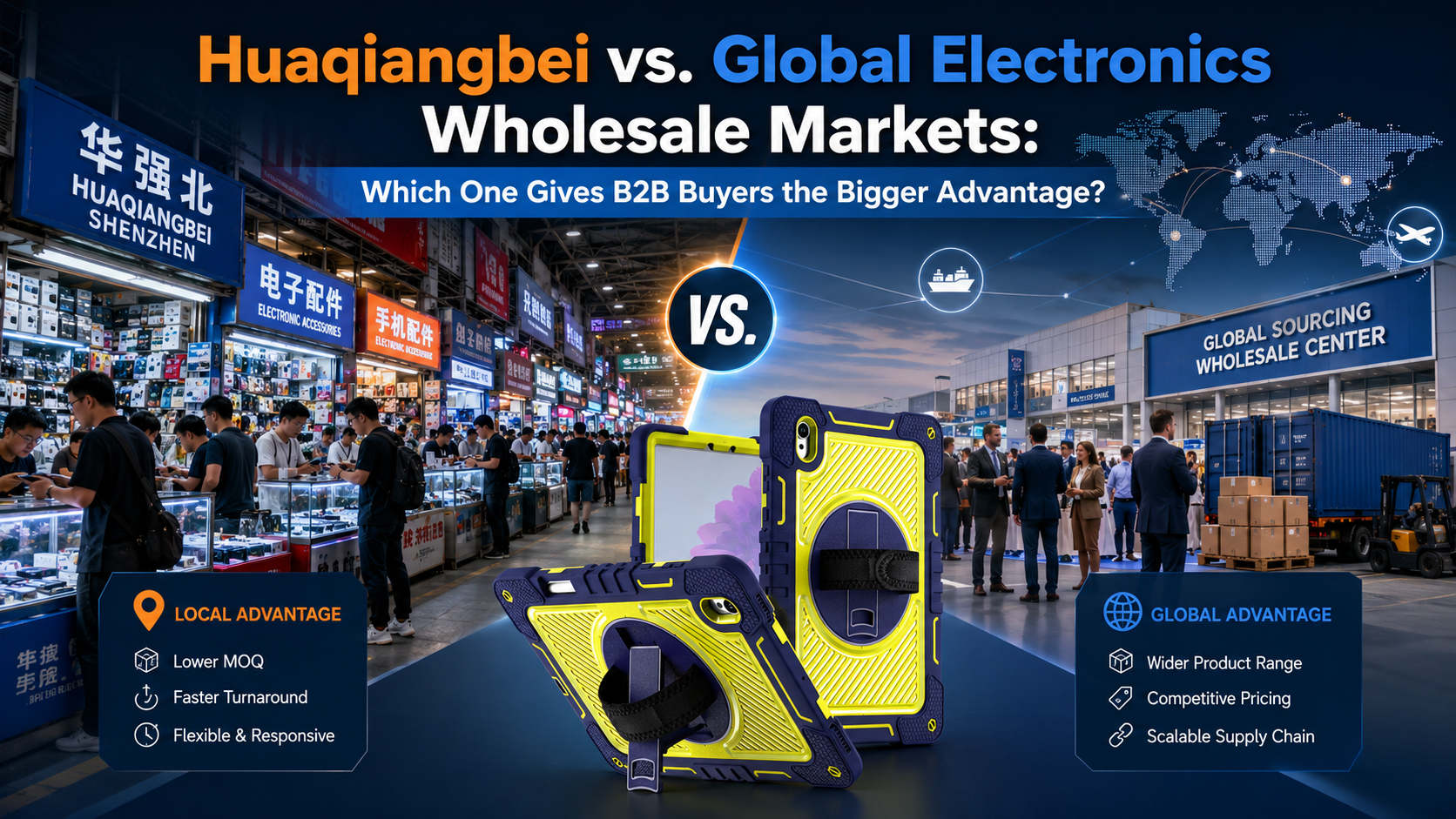 Huaqiangbei vs. Global Electronics Wholesale Markets: Which One Gives B2B Buyers the Bigger Advantage?