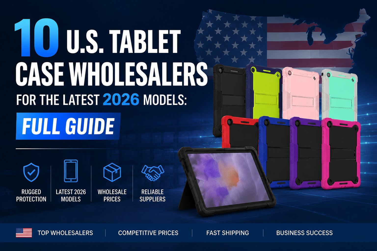 10 U.S. Tablet Case Wholesalers for the Latest 2026 Models: Full Guide