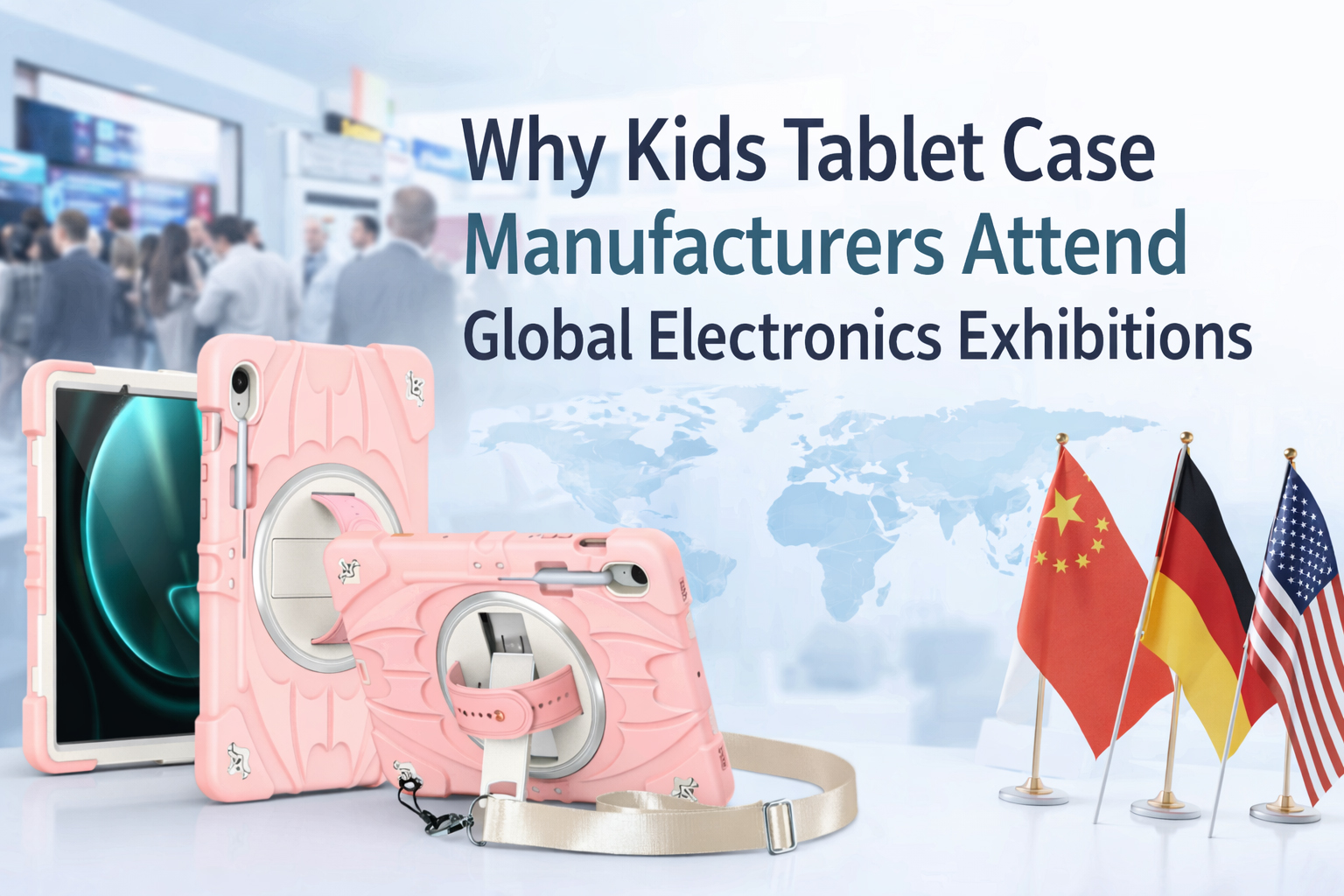 Why Kids Tablet Case Manufacturers Attend Global Electronics Exhibitions