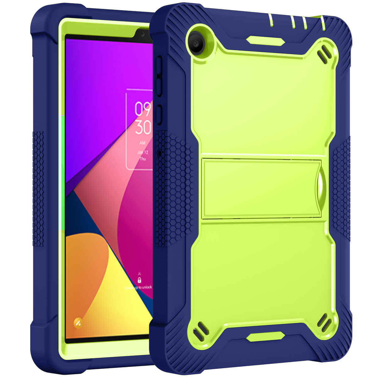 TOZIZO Rugged Shockproof Tablet Case for  TCL Tab 8 LE/Plus/WiFi/SE - 8 inch with Horizontal Stand