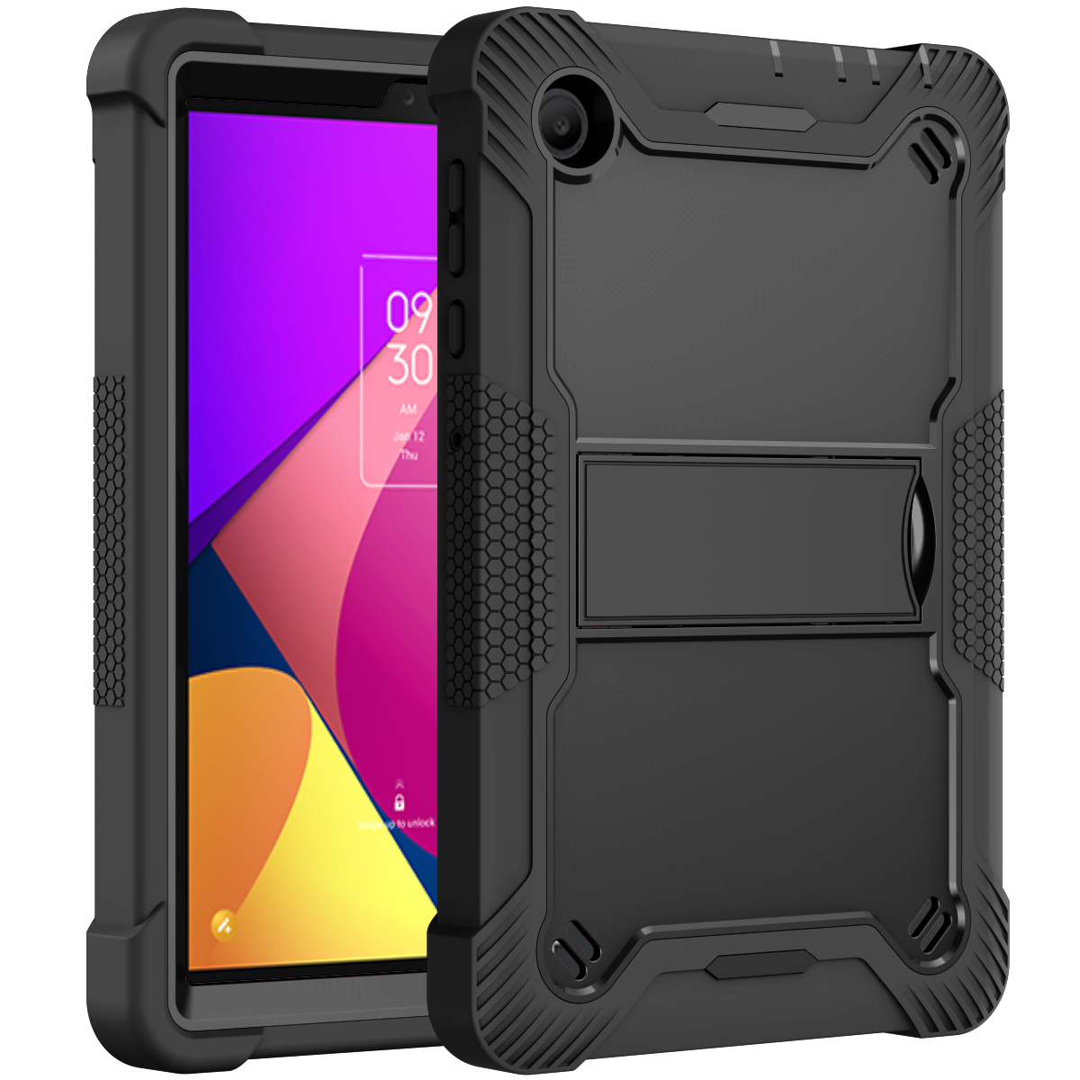 TOZIZO TCL TAB 8 LE Slim Shockproof Full Body Protective Kickstand Tablet Case