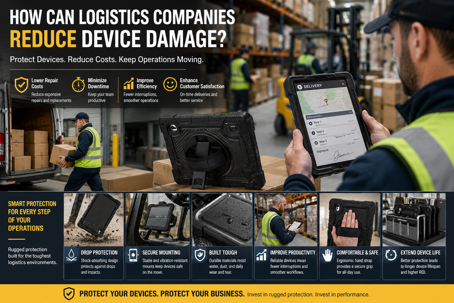 How Can Logistics Companies Reduce Device Damage?