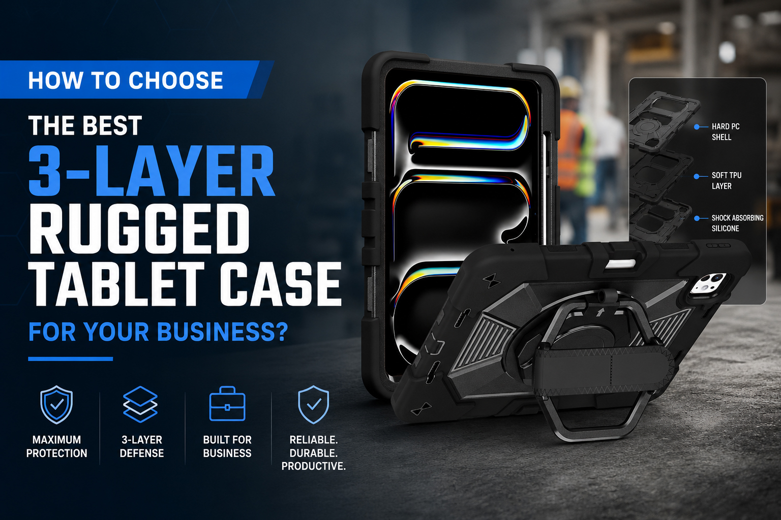 Choosing the Right 3-Layer Rugged Tablet Case for Your Business