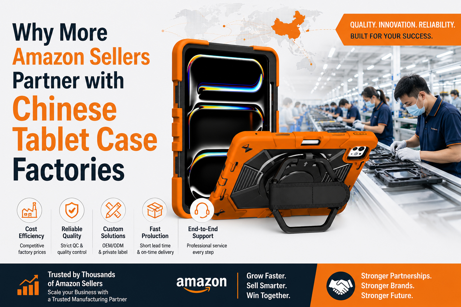 Why More Amazon Sellers Partner with Chinese Tablet Case Factories