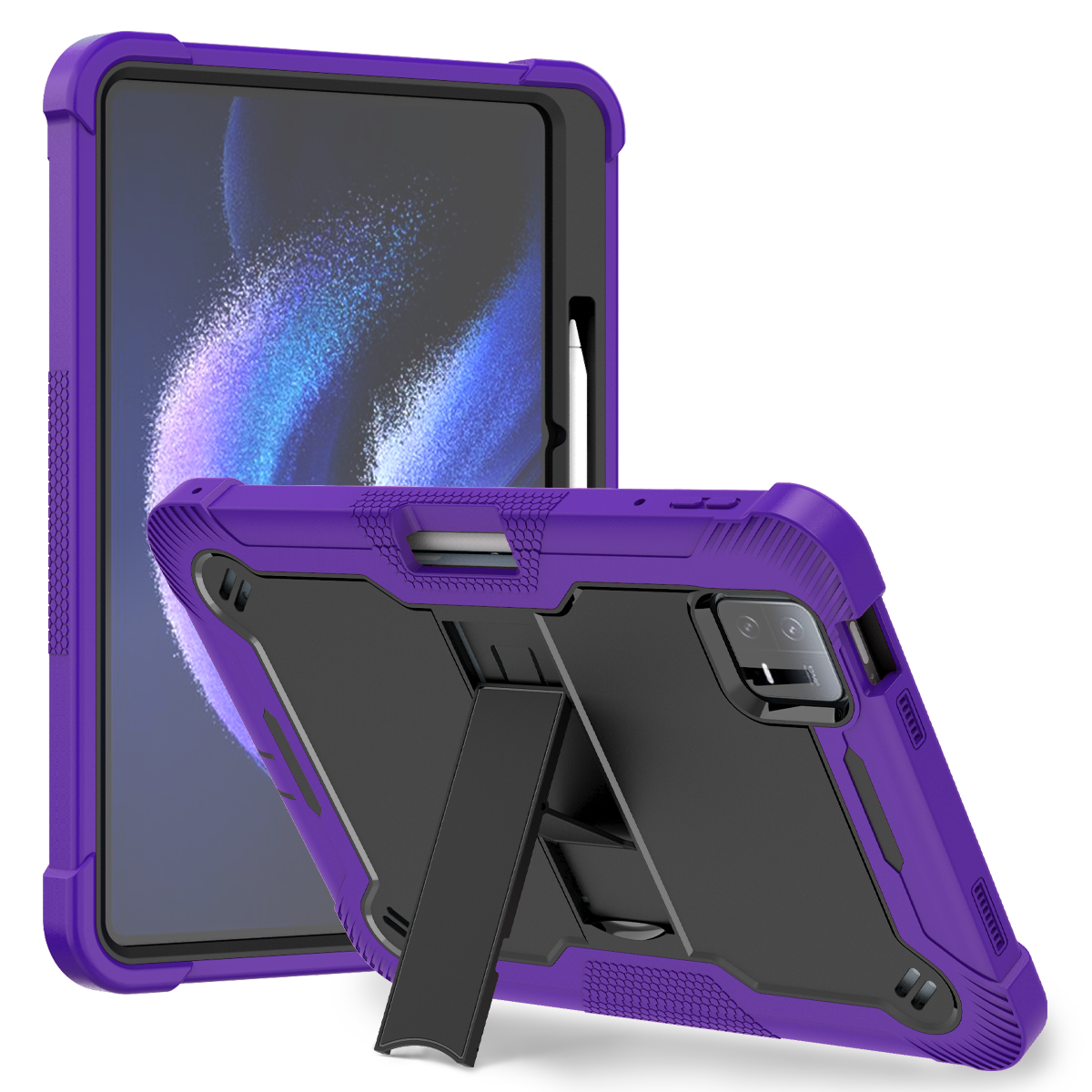 TOZIZO Triple Layer School Tablet Case for Xiaomi Pad 6/6 Pro – Rugged Shockproof Kickstand Tablet Cover