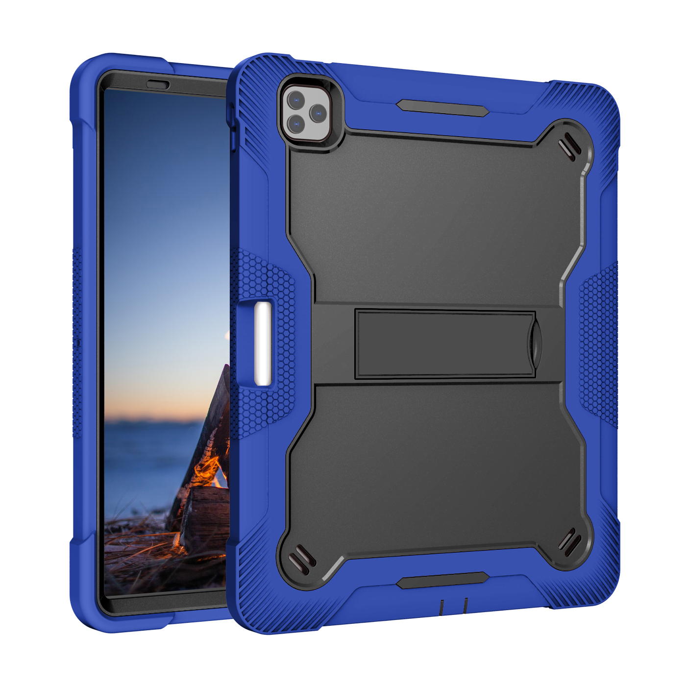 TOZIZO Custom Made Premium Extreme Protection Heavy Duty Tablet Case for iPad Pro 12.9 Tablet Cover