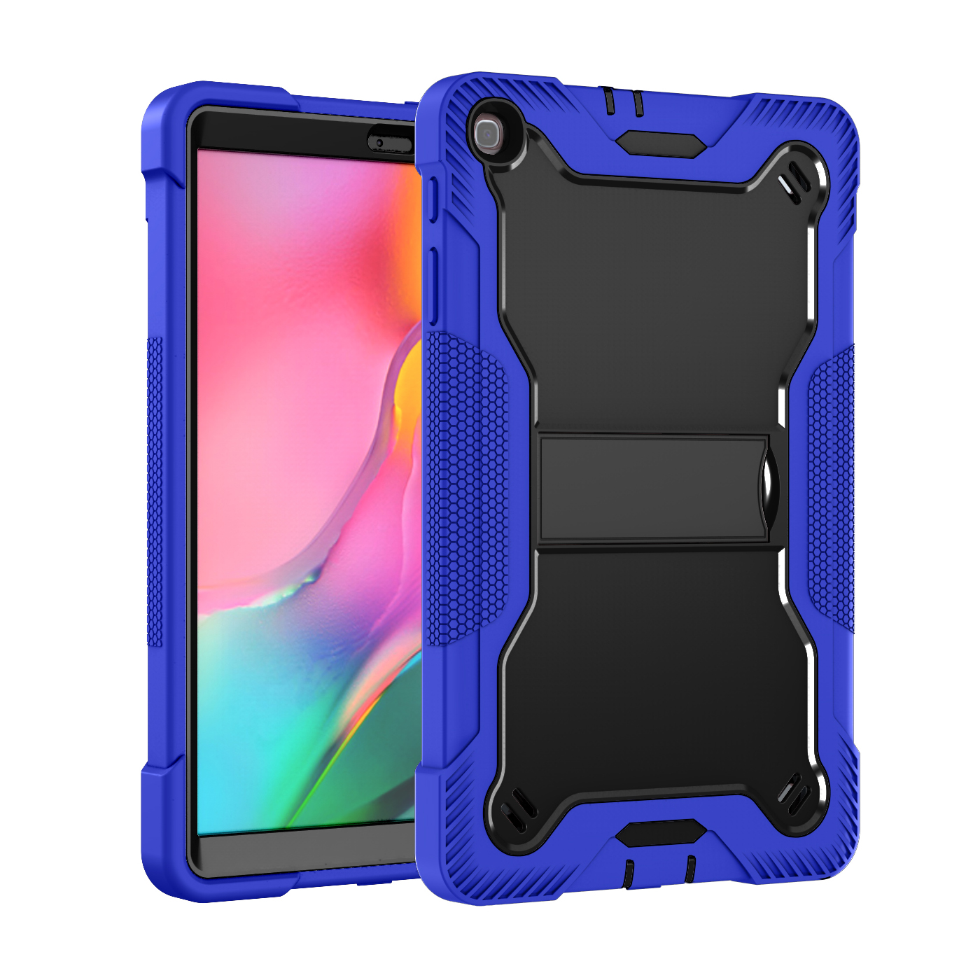 TOZIZO Navy Blue Worksite Rugged Case for Samsung Galaxy Tab A 10.1 (2019) | Logistics & Field Service B2B