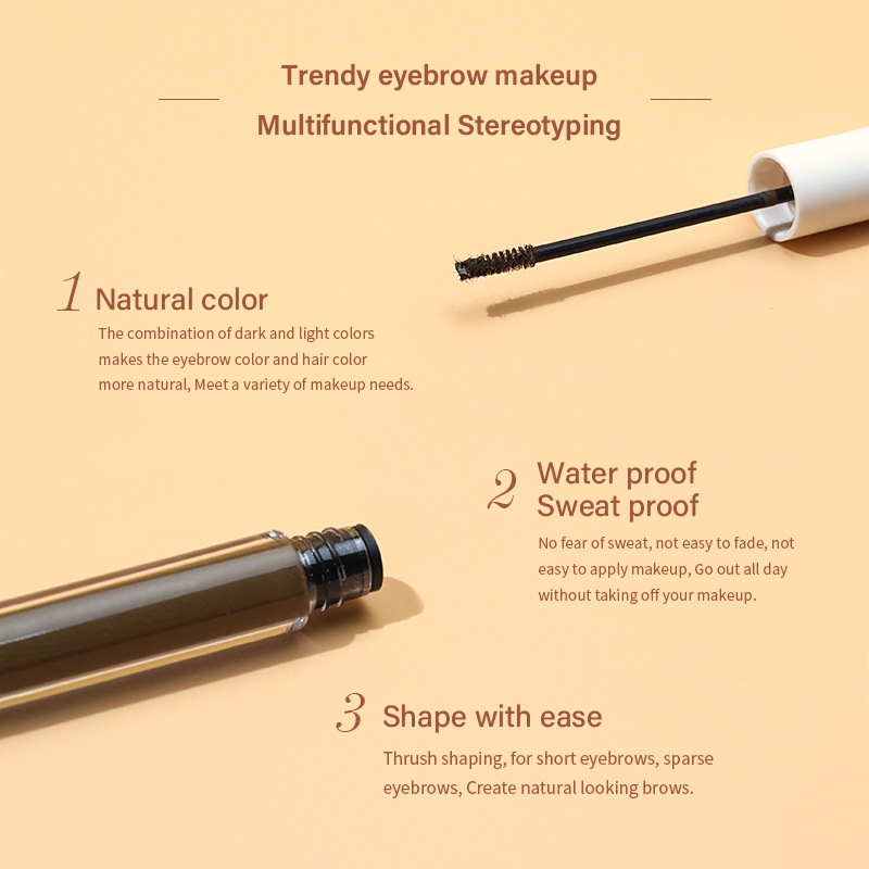Tinted Waterproof Eyebrow Gel – Natural Color & Long-Lasting Hold