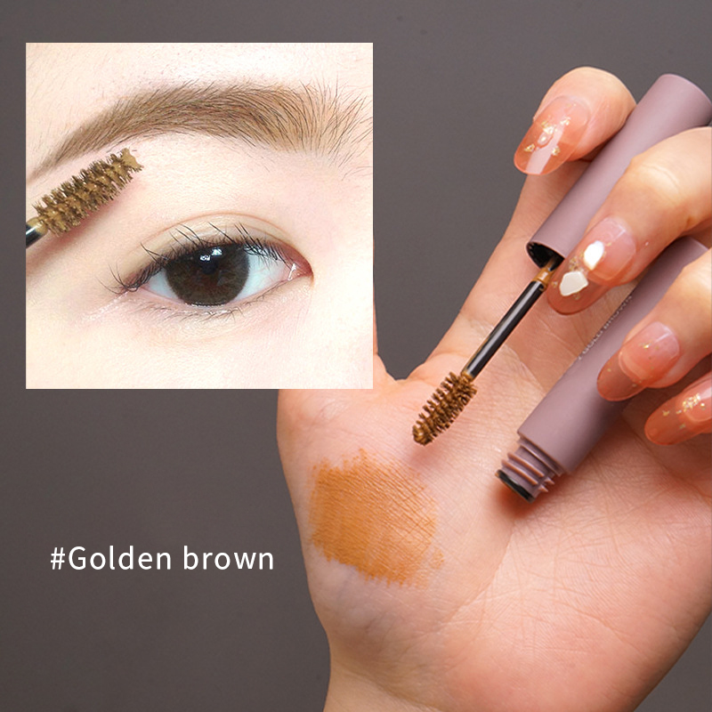 Tinted Eyebrow Gel & Long-Lasting Brow Tint – Matte Brown Tube for Defined Brows