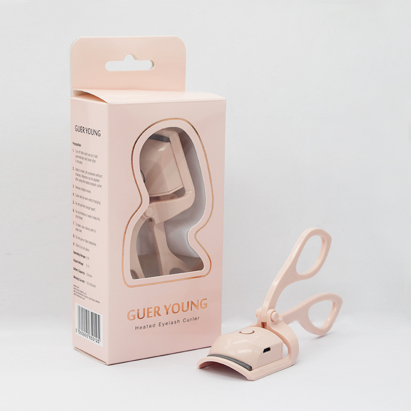 Heated Eyelash Curler, Fast Heat up Within 5s, 24 Hours Long Lasting, Rechargeable Electric Eyelash Curler, Temperature Control, Safe Anti-Burn Eyelash Curlers, Quick Natural Curling Eye Lashes