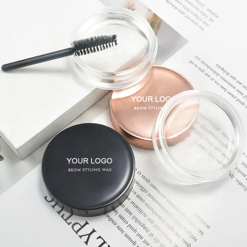 Private Label Clear Eyebrow Styling Wax – Strong Hold Brow Shaping & Grooming Wax