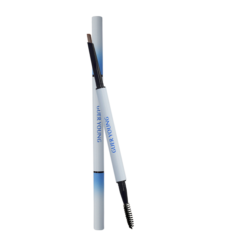 Waterproof Eyebrow Pencil OEM Manufacturer with Angled Tip Spoolie Brush