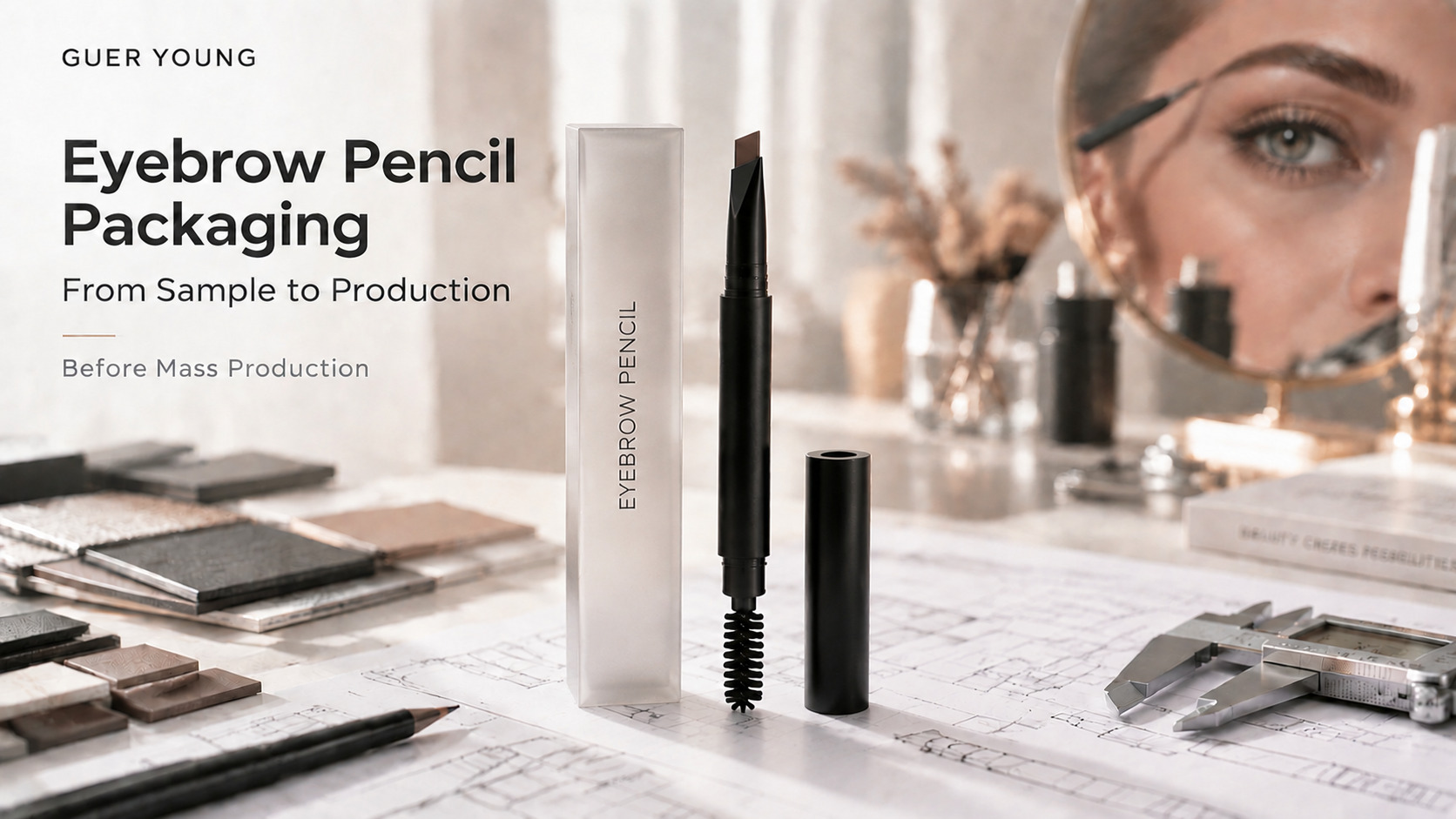 What Beauty Brands Should Check Before Approving an Eyebrow Pencil Packaging Sample