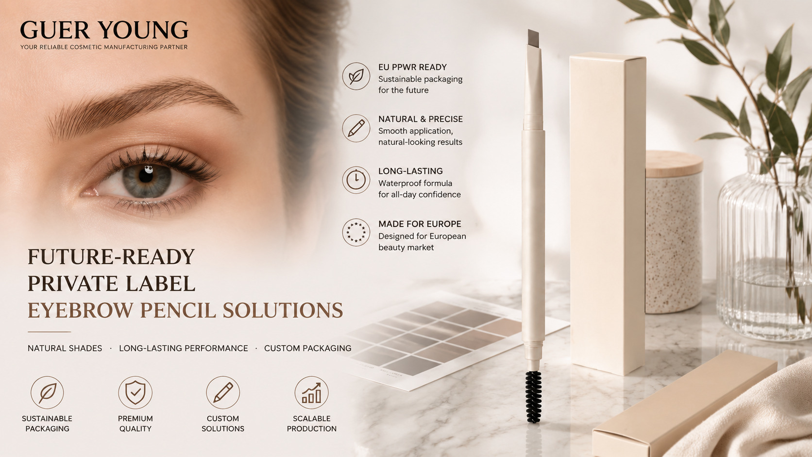 How EU PPWR Is Changing the Future of Private Label Eyebrow Pencil Brands in Europe
