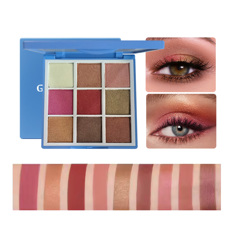 9 Color Eyeshadow Palette – Shimmer Matte Eyeshadow Palette for Natural Glam Looks