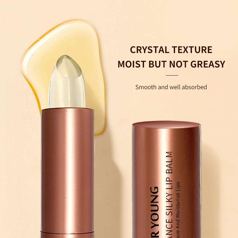 Crystal Clear Moisturizing Lip Balm – Silky Lip Repair Stick for Dry Lips