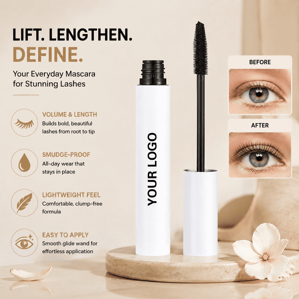 Volumizing Mascara-Private Label Lengthening Mascara