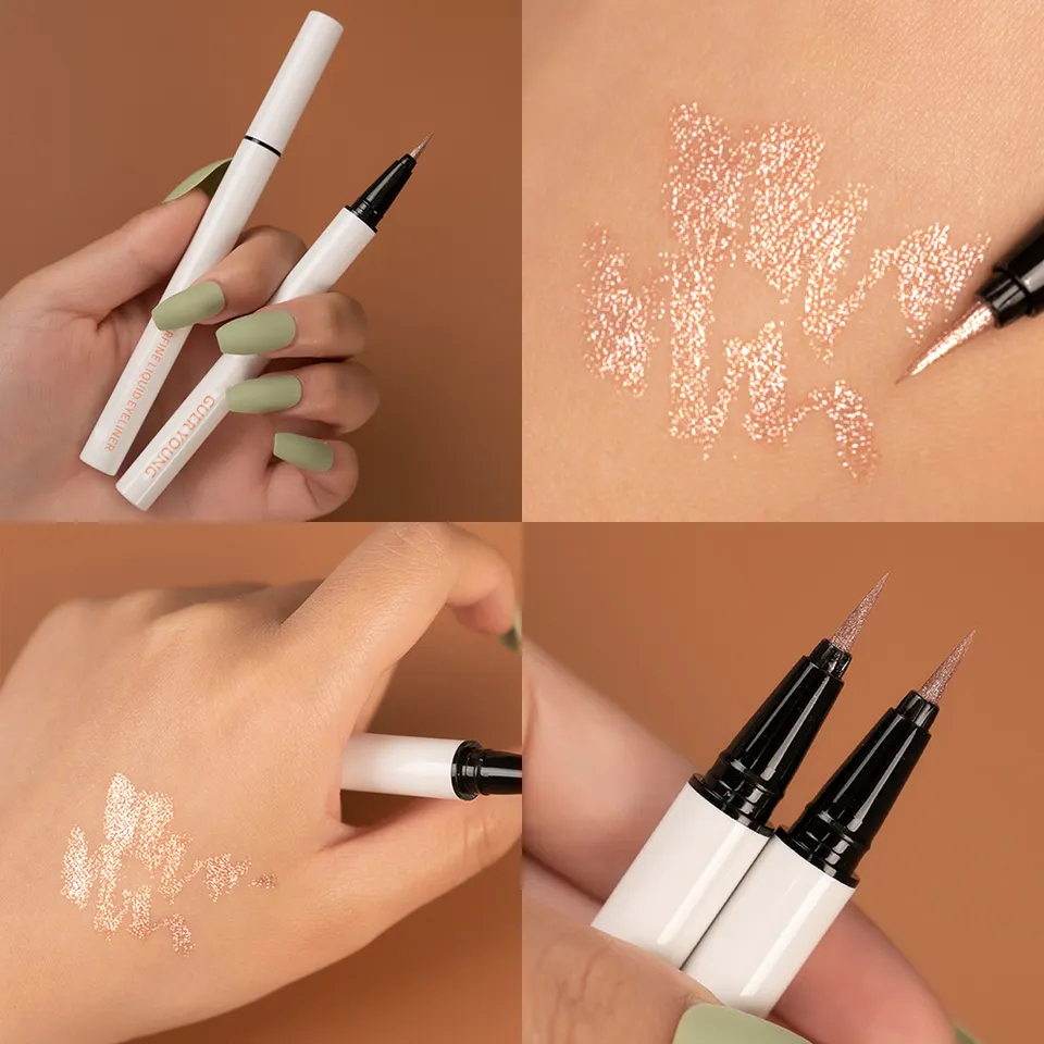 Superfine Glitter Liquid Eyeliner – Precision Tip & Waterproof Shine
