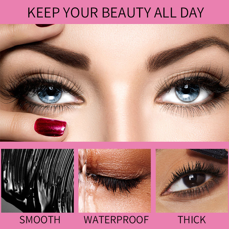 Volumizing Mascara with Lash Enhancing Brush for Fuller Bold Lashes