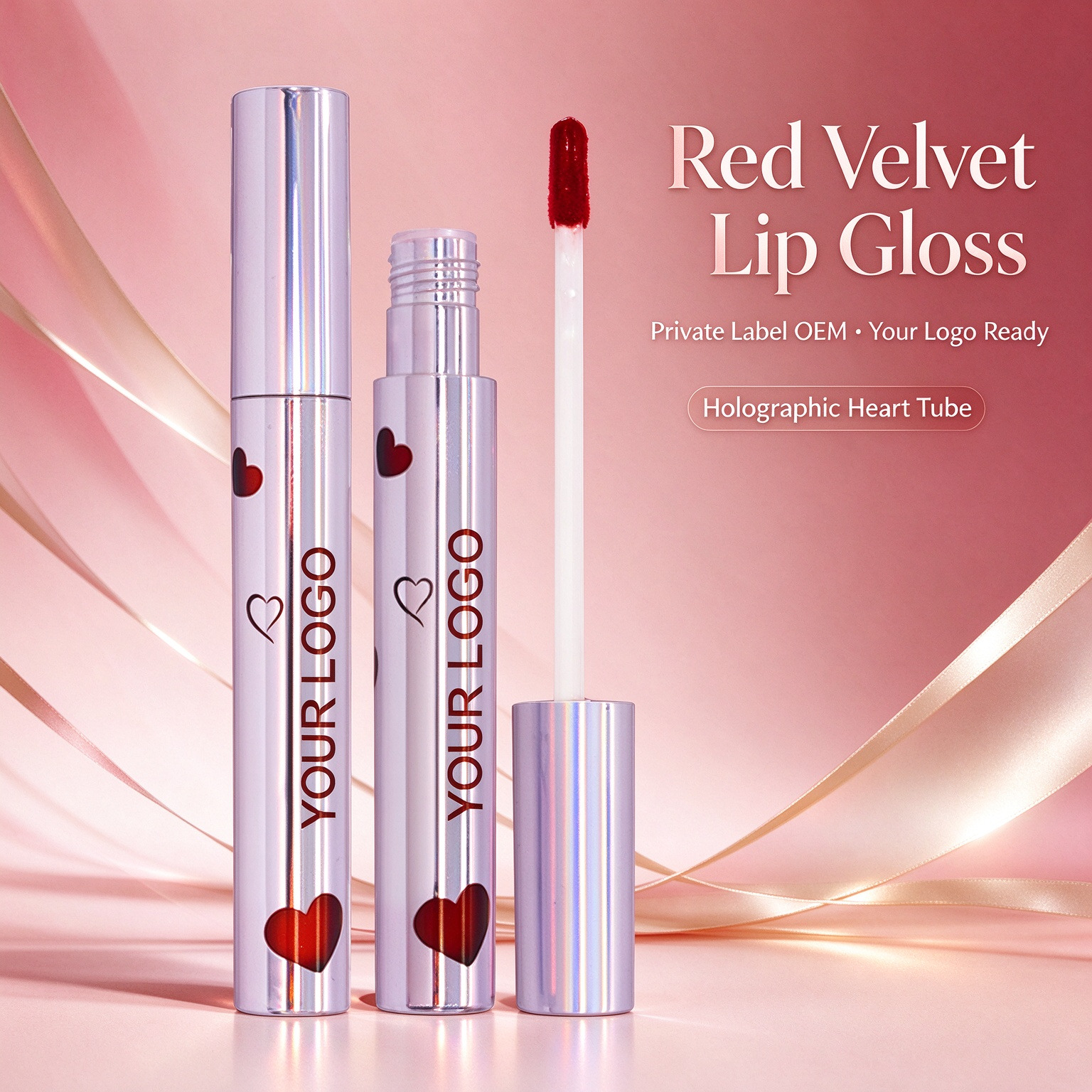 Heart-shaped Waterproof Matte Lip Gloss